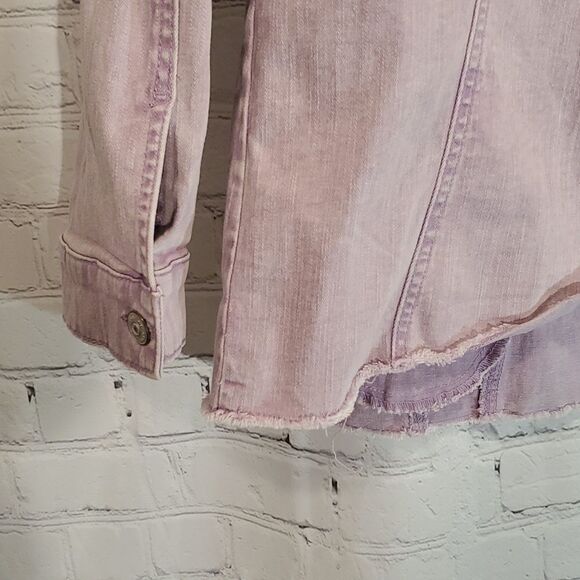 Logo by Lori Goldstein heather purple denim jacket size 6 - Picture 10 of 11
